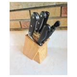Knife Block & Knives