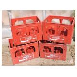 4 Vintage Coca-Cola Plastic Bottle Crates