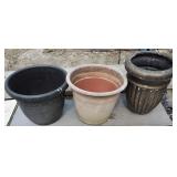 3 Large Planter Pots