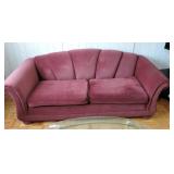 Contemporary Upholstered Two-Cushion Sofa