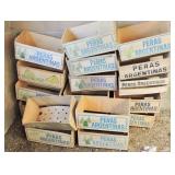 Vintage Argentine Pear Wooden Produce Crates