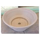 Deroma Graphite Planter Bowl, 12.6' Italy