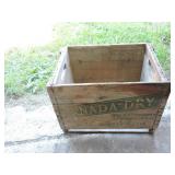 Canada Dry Wooden Beverage Crate