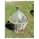 Large Vintage Glass Demijohn / Carboy