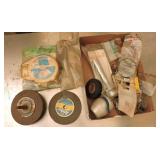 Mixed Lot of Hardware, Grinding Wheels etc