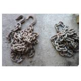 Heavy-Duty Farm & Logging Chains with Forged Hooks