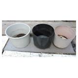 3 Large Planter Pots