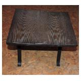 Wood Top Side Table
