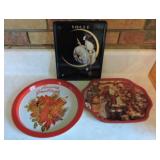 3 Tin Trays