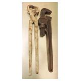 Ridgid Pipe Wrench & End Cutting Nippers