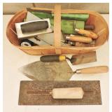 Basket Of Assorted Trowels