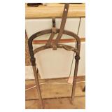 Antique Cast Iron Hay Bale Fork / Bale Grapple