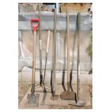 6 Assorted Garden Tools