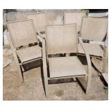 5 Matching Patio Dining Chairs