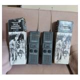 2 Realistic TRC-83 3-Channel CB Transceivers