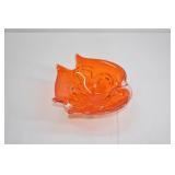 Chalet Canada Tangerine Art Glass Bowl