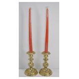 Pair of Solid Brass Candlesticks (Eatons)