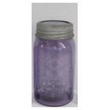 Early Crown Seal Purple Mason Jar, Toronto