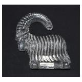 Kosta Boda Zoo Series Crystal Ram Figurine