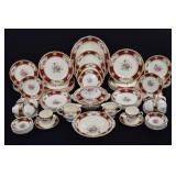 87-Piece 'Vincent' English China Dinner Service