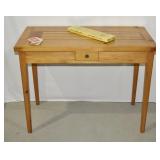 Wooden Cribbage Game Table with Drawer & Cards