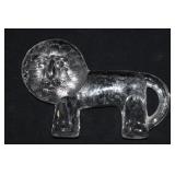 Kosta Boda Crystal Lion Art Glass Figurine