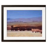 Marc Bohne Large Landscape Lithograph