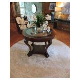 Traditional Round Foyer / Center Hall Table