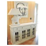 White Painted Sideboard / Buffet Cabinet