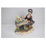 Capodimonte Porcelain Figural Musician at Piano