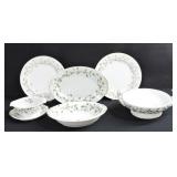 Wentworth Dogwood Serving China ï¿½ 6 pcs
