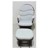 Dutailier Glider Motion Upholstered Rocking Chair