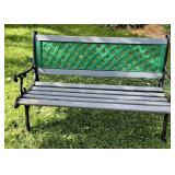 Cast Iron & Wood Garden Bench