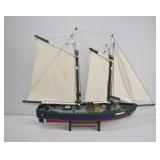 Model Sailing Vessel ï¿½ 'K.C. Hope' w Stand