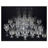 36 pc Cross & Olive Crystal Stemware Collection