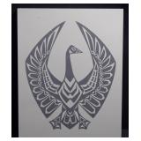 Northwest Coast Eagle Metal Wall Plaque