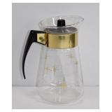 Mid-Century Modern Glass Coffee Carafe