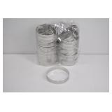 Lot of Stainless Steel Pastry Rings 4'