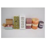 Assorted Decorative & Scented Candles