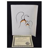 Clemence Wescoupe ï¿½Trustï¿½ Serigraph 91/150