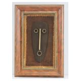 Mixed-Media Modernist Mask / Face Wall Art ï¿½ Signd