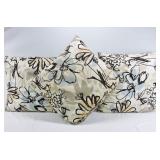3 Contemporary Floral Decorative Throw Pillows