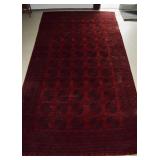Large Hand-Knotted Afghan / Turkoman Carpet