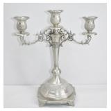 Ornate Three-Light Candelabrum ï¿½ 13'