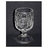 Adams & Co. EAPG ï¿½Moon & Starï¿½ Glass Goblet ï¿½ c. s