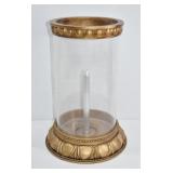 Large Architectural Glass Hurricane Candle Holder