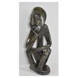 Hand-Carved African Stone Abstract Figure ï¿½ 14'