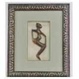 Abstract Female Figure Wall Sculpture