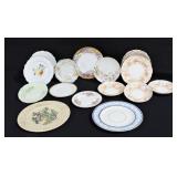 19 Pc Assorted Vintage Decorative Plates