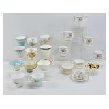 20 Pc Vintage China Teacups Arts & Crafts